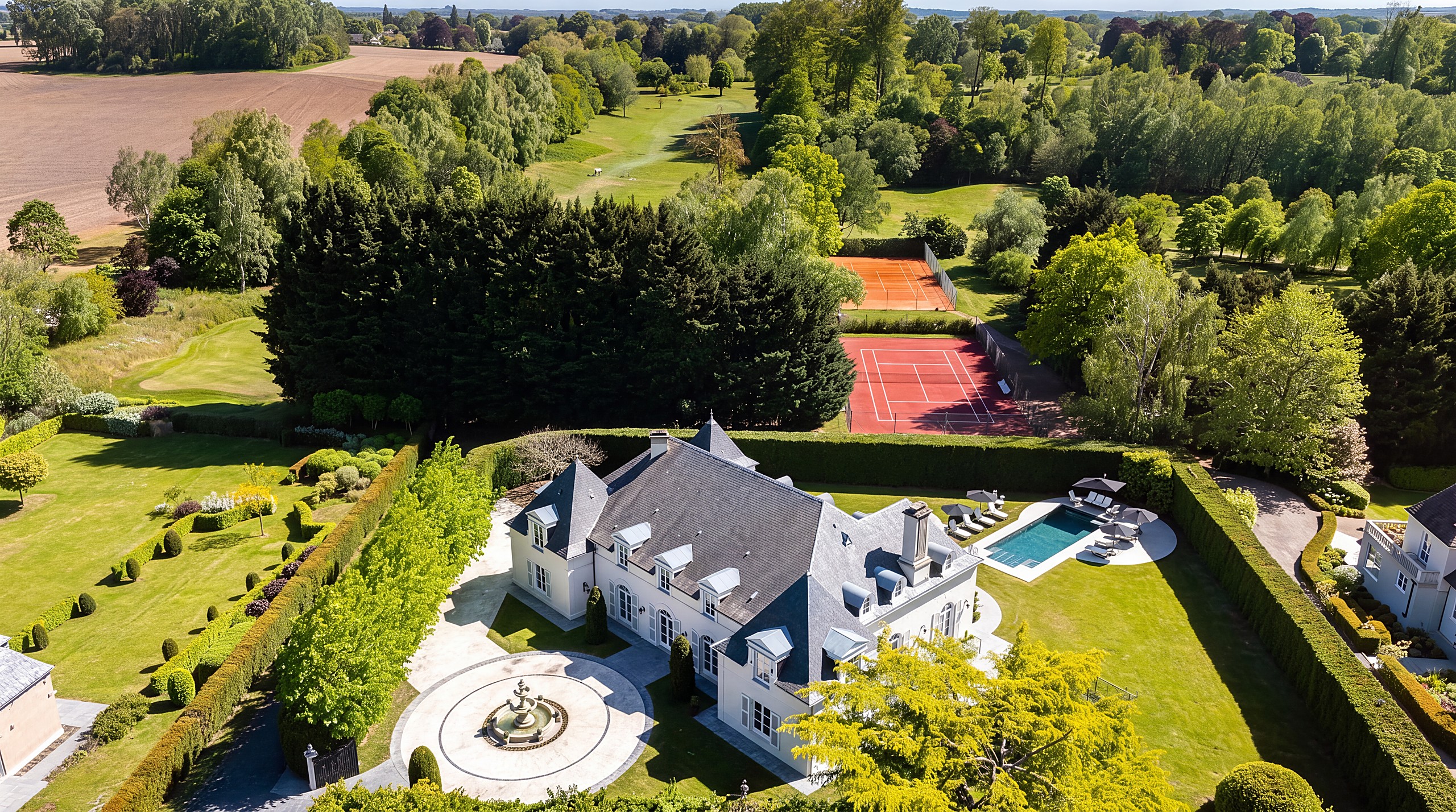 Le domaine The palace be vu du ciel